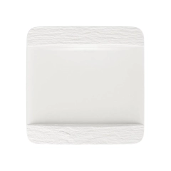       
                            Talerz do serwowania kwadratowy Manufacture Rock blanc Villeroy & Boch
                        