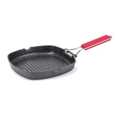       
                            Patelnia grillowa ze składaną rączką (24 x 24 cm) Grill Pro Moneta
                        