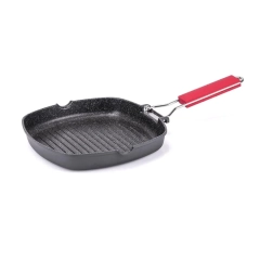       
                            Patelnia grillowa ze składaną rączką (28 x 28 cm) Grill Pro Moneta
                        