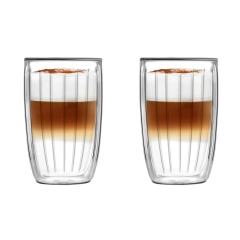       
                            Zestaw 2 szklanek wysokich z podwójnymi ściankami (350 ml) Tulip Vialli Design
                        