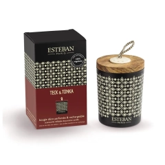       
                            Świeca zapachowa + ceramiczna przykrywka (180 g) Teck & Tonka Esteban
                        