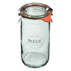       
                            Słoik cylindryczny z pokrywką, uszczelką i zapinkami 340 ml (6 szt.) Weck
                        