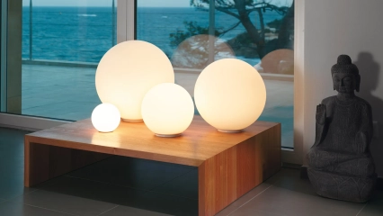 DIOSCURI Artemide 4 rozmiary lampa stołowa - 25cm