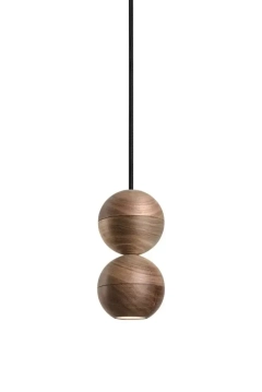 WOODOO LoftLight lampa wisząca - 2 drewniane