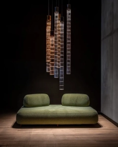 STELAR LoftLight lampa wisząca - 107cm - Mosiądz/Brąz fosforowy