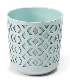 LAMELA Doniczka AZTEK 250 k/j.szary + w/miętowy