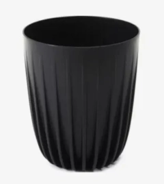 LAMELA Doniczka MIRA ECO recycled 145 czarny