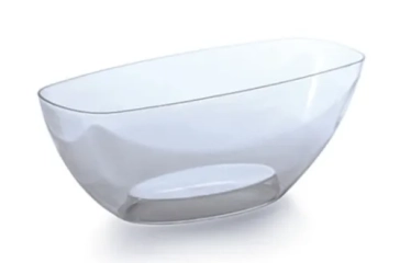 PROSPERPLAST Doniczka COUBI - PRZEŹROCZYSTY DUMS360P-CPNO