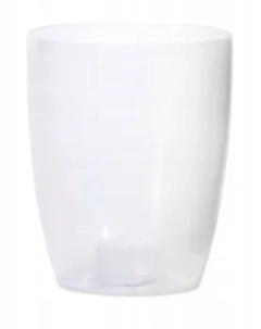 PROSPERPLAST Doniczka COUBI - PRZEŹROCZYSTY DUOW160T-CS99G