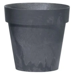 PROSPERPLAST Doniczka Cube Beton Effect - antracyt DCUB300E-S433