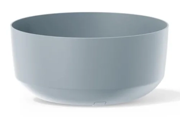 PROSPERPLAST Doniczka Gracia Low - jasny szary 6,8 L