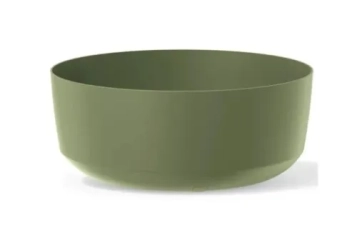 PROSPERPLAST Doniczka Gracia Low - ziemisty zielony 21,5 L