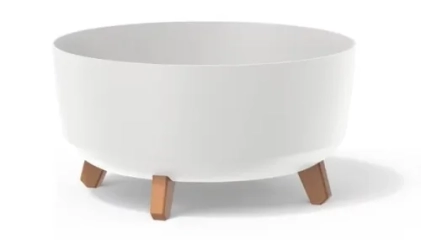 PROSPERPLAST Doniczka Gracia Low biały DGRL240L-S449