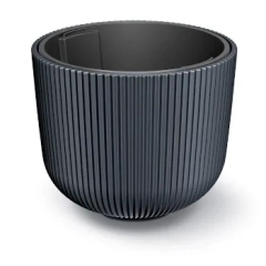 PROSPERPLAST Doniczka MILLY - antracytowy DBML400-S433