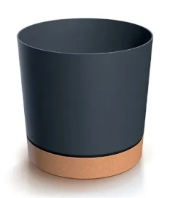 PROSPERPLAST Doniczka TUBO PM - antracyt DPOD300-S433/4665W