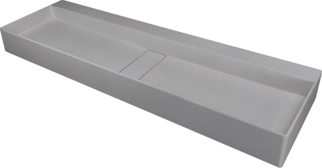 Deante CQB_SU2S Umywalka granitowa nablatowa 120cm z maskownicą