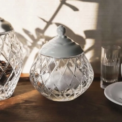 Crystal Julia Pojemnik kryształowy Blanca 13 cm