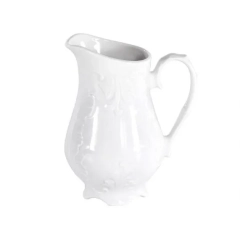 Ćmielów Dzbanek 200 ml Rococo Maria białe 0001