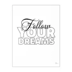 plakat follow