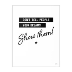 plakat don't tell