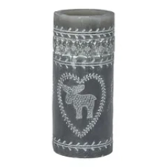 świeca warm grey h:18 Green Gate