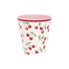 kubek z melaminy cherry white Green Gate