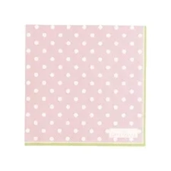 serwetki papierowe spot pale pink Green Gate