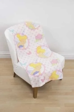 Pled Koc Kocyk polarowy Dzwoneczek 120x140cm Wróżki Disney Fairies