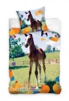 Pościel Konie 160x200 komplet pościeli Animal Planet Źrebak