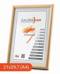 Rama do dyplomu Drewniana Sur G 21x29,7 (A4)