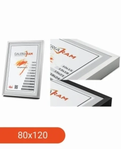 Rama aluminiowa alu P 80x120
