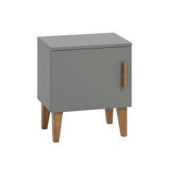 Szafka nocna szara mat 50 cm From