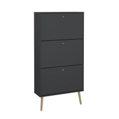 Szafka na buty szara mat 70 cm Bodo