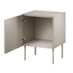 Komplet szafek nocnych beżowy mat 45 cm Milo