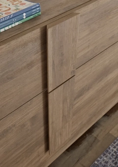 Komoda z szufladami i drzwiami dąb mercure 241 cm Sorelle