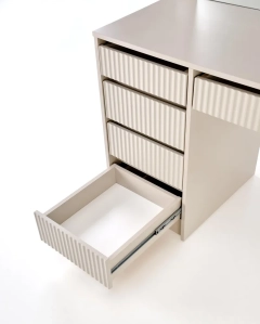 Toaletka z lustrem LED kaszmir mat 120 cm Hollywood 2 XL