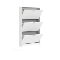 Szafka na buty mała trzydrzwiowa biała mat 70 cm Roma